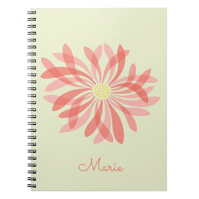 Cuaderno Flor silvestre personalizada (Frente)