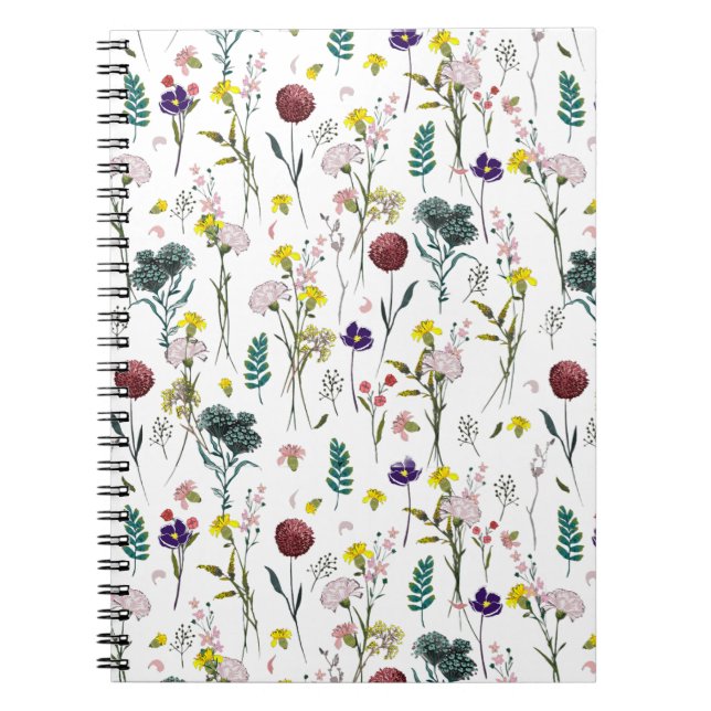 Cuaderno Flor Silvestre Vibrante (Frente)