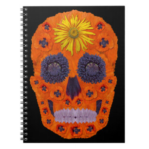 Cuaderno Flor Skull 1