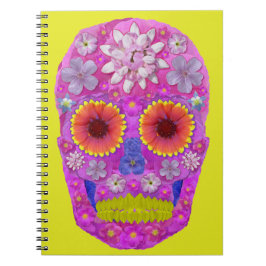 Cuaderno Flor Skull 2