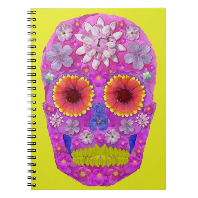 Cuaderno Flor Skull 2 (Frente)