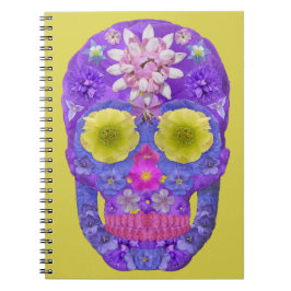 Cuaderno Flor Skull 5