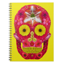 Cuaderno Flor Skull 6