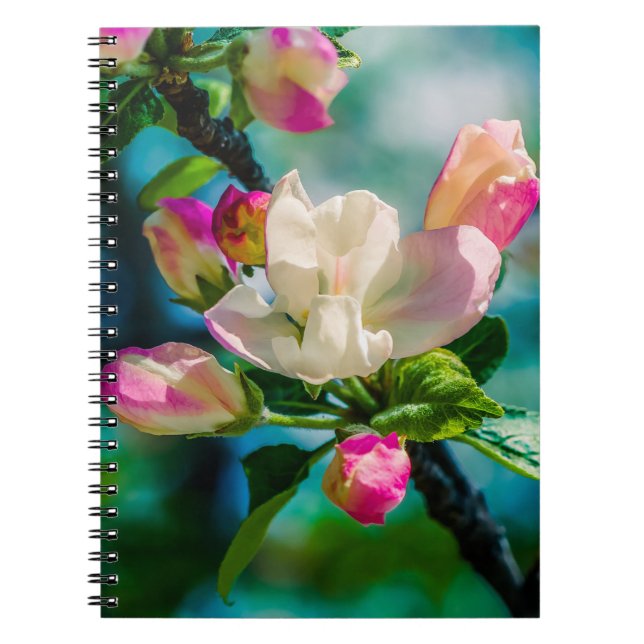 Cuaderno Flor y brotes de arvejas (Frente)