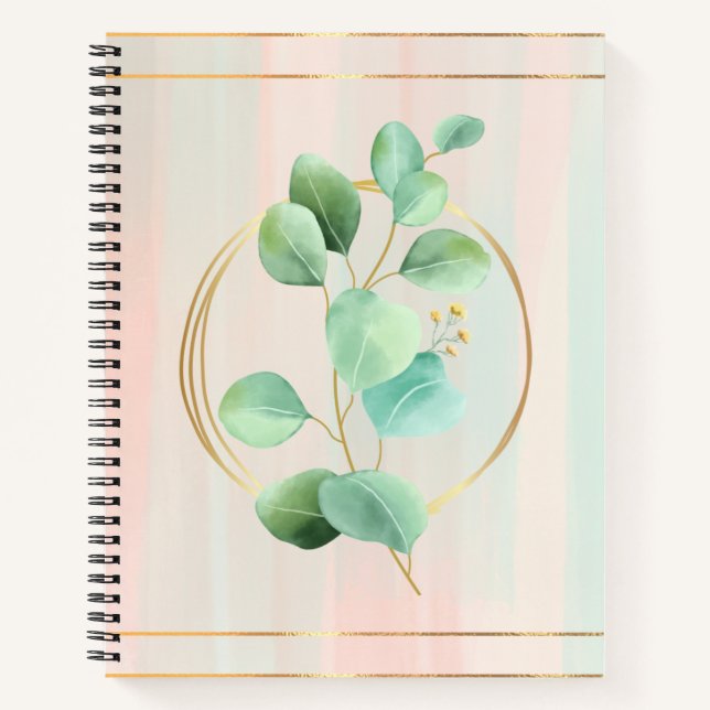 Cuaderno Flora acuarela (Anverso)