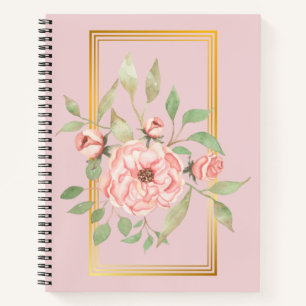 Cuaderno Flora acuarela