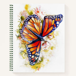 Cuaderno Flora de mariposa monarca