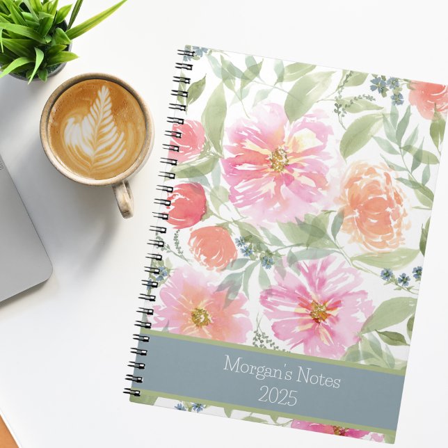 Cuaderno Flora de primavera acuarela (Subido por el creador)