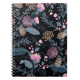 Cuaderno Flora de verano floreciendo flores de jardín