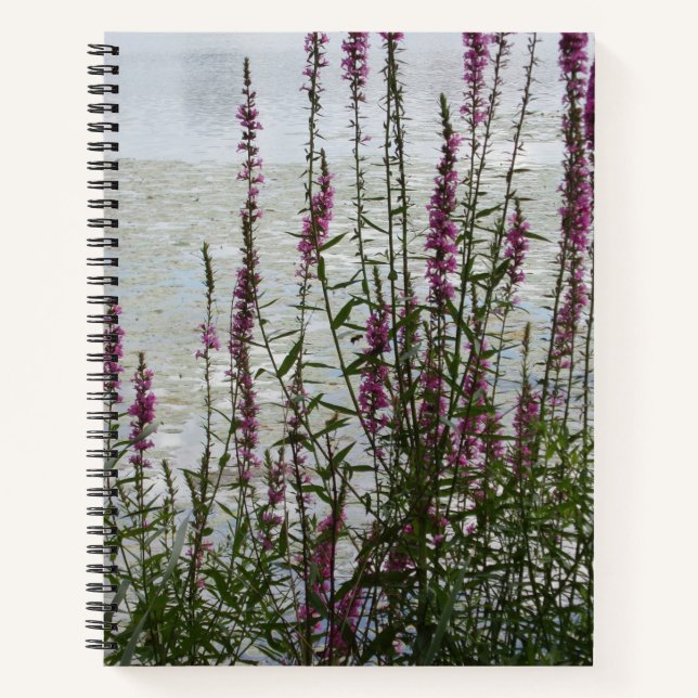 Cuaderno Flora rosa por el lago N (Anverso)