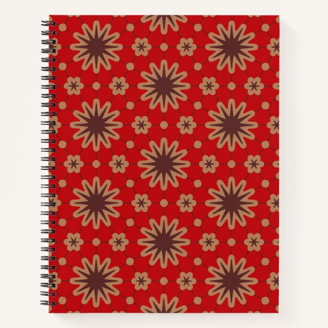 Cuaderno Floración de Estrella Carmesí (Anverso)