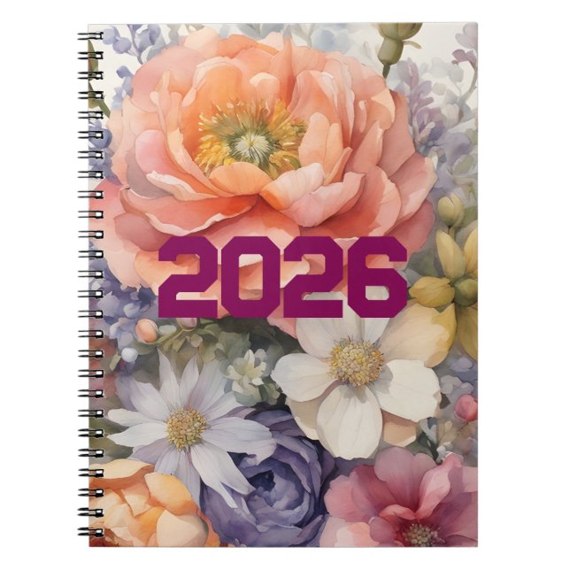 Cuaderno floral (Frente)