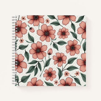 Cuaderno floral
