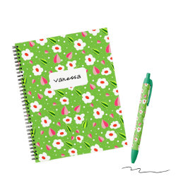 Cuaderno Floral