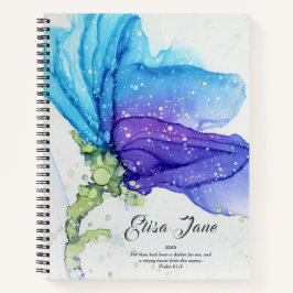 Cuaderno Floral abstracta moderna