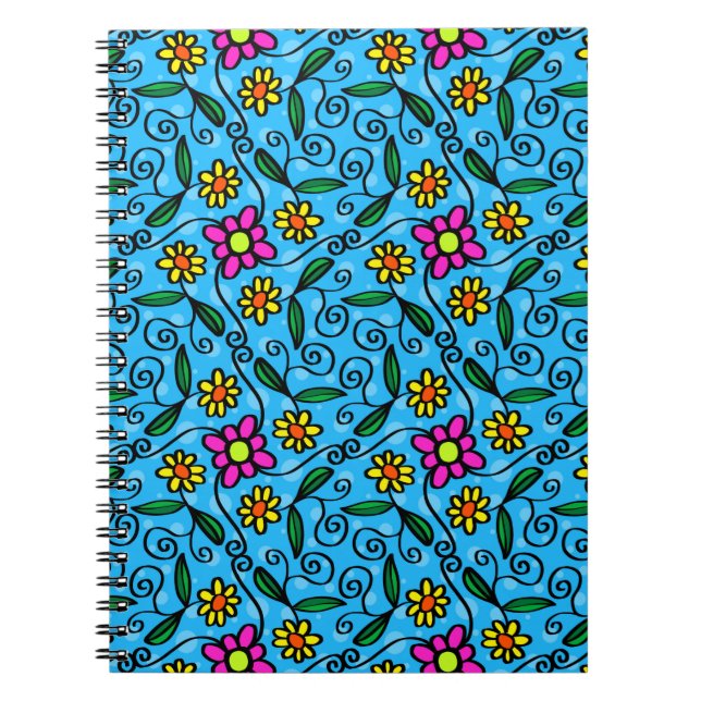 Cuaderno Floral Abstracto (Frente)