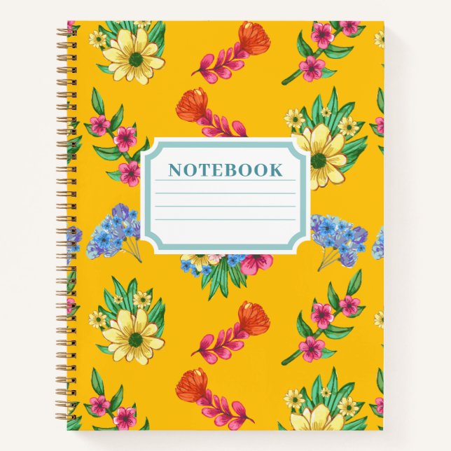 Cuaderno Floral Acuarela (Anverso)