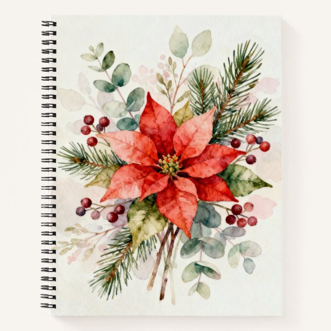Cuaderno Floral Acuarela de Bayas (Anverso)
