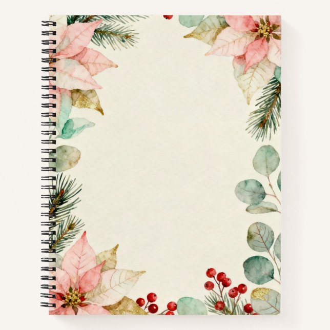 Cuaderno Floral Acuarela de Bayas (Anverso)