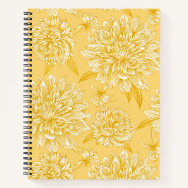 Cuaderno Floral Amarillo