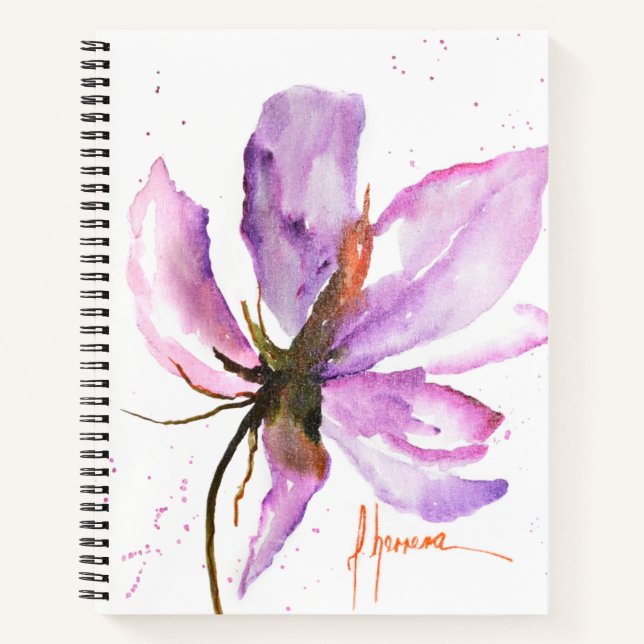 Cuaderno Floral audaz IV (Anverso)