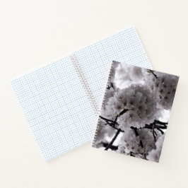 Cuaderno Floral blanca y negra