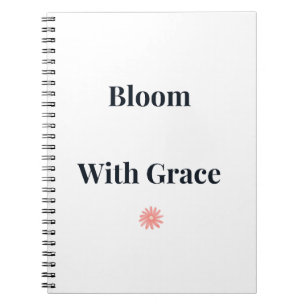 Cuaderno Floral Bloom With Grace