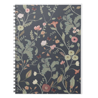 Cuaderno Floral Botánico Elegante
