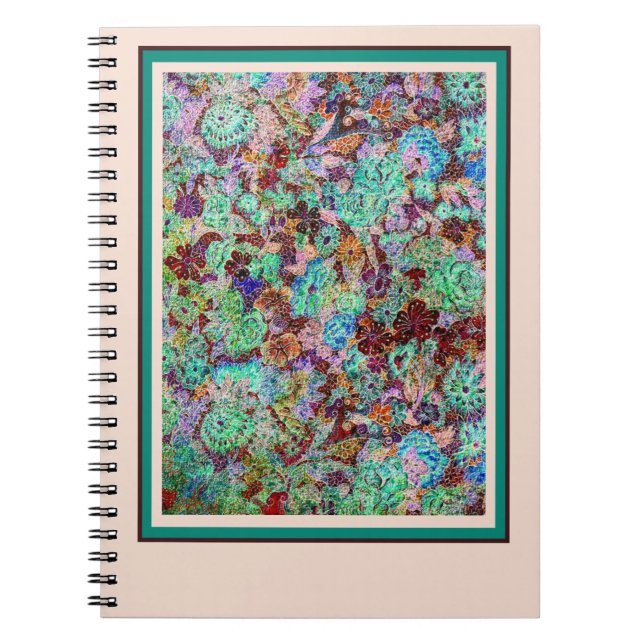 Cuaderno Floral brillante (Frente)