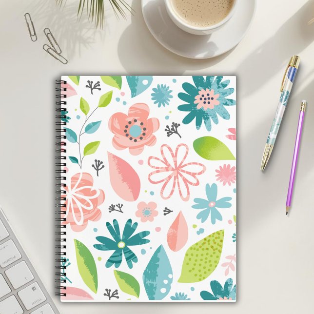 Cuaderno Floral Brillante de Primavera (Subido por el creador)