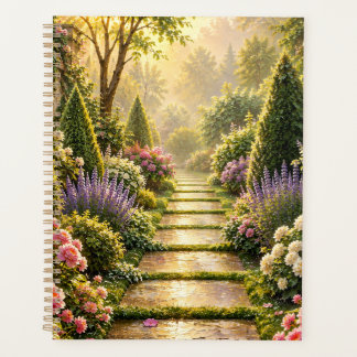 Cuaderno Floral Camino del Jardín Secreto Dorado