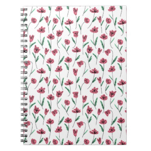 Cuaderno floral caprichoso - Flores esgrimidas