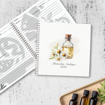 Floral Chamomile Aceites Esenciales Acuarela