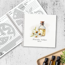 Cuaderno Floral Chamomile Aceites Esenciales Acuarela
