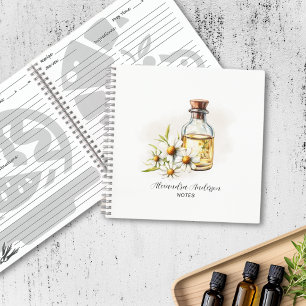 Cuaderno Floral Chamomile Aceites Esenciales Acuarela