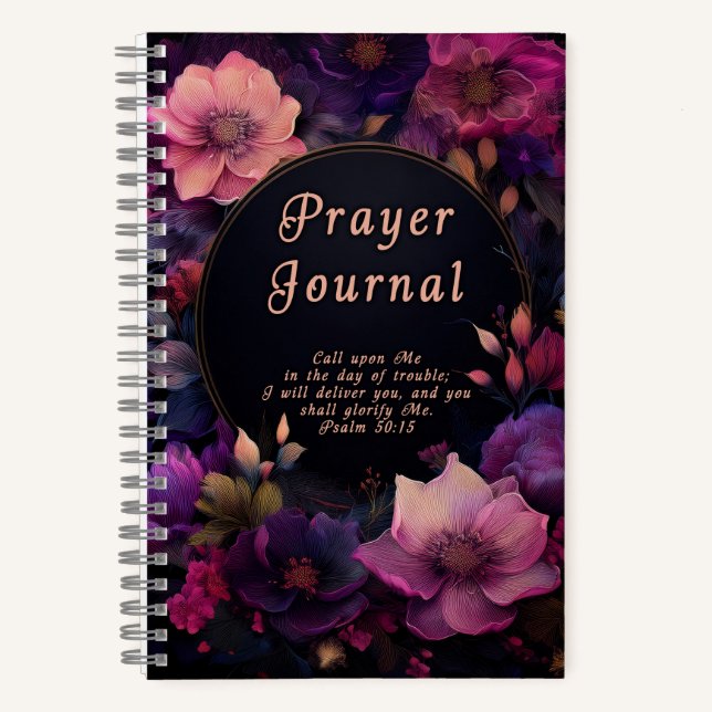 Cuaderno Floral Christian Prayer Journal (Anverso)