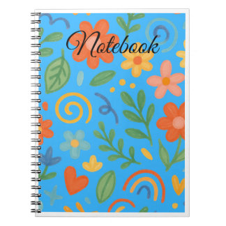 Cuaderno Floral Colorido