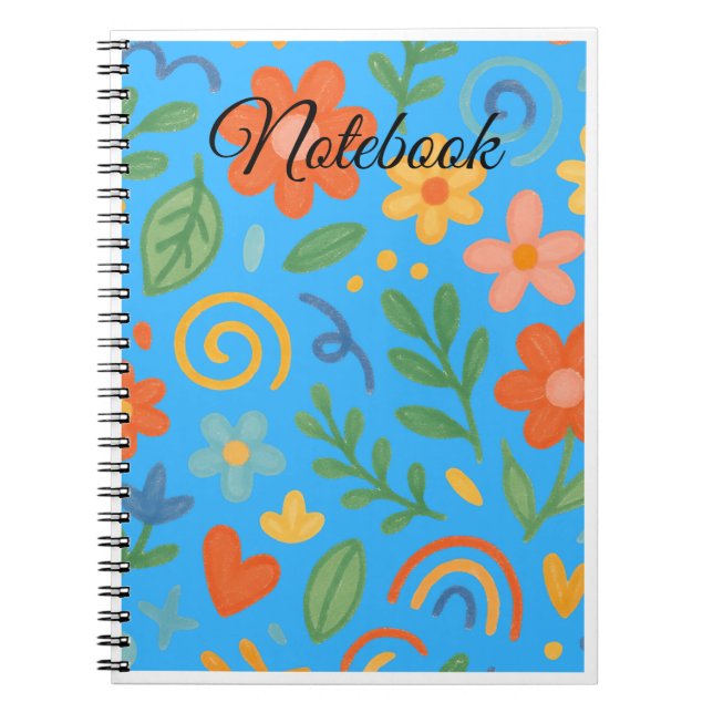Cuaderno Floral Colorido (Frente)