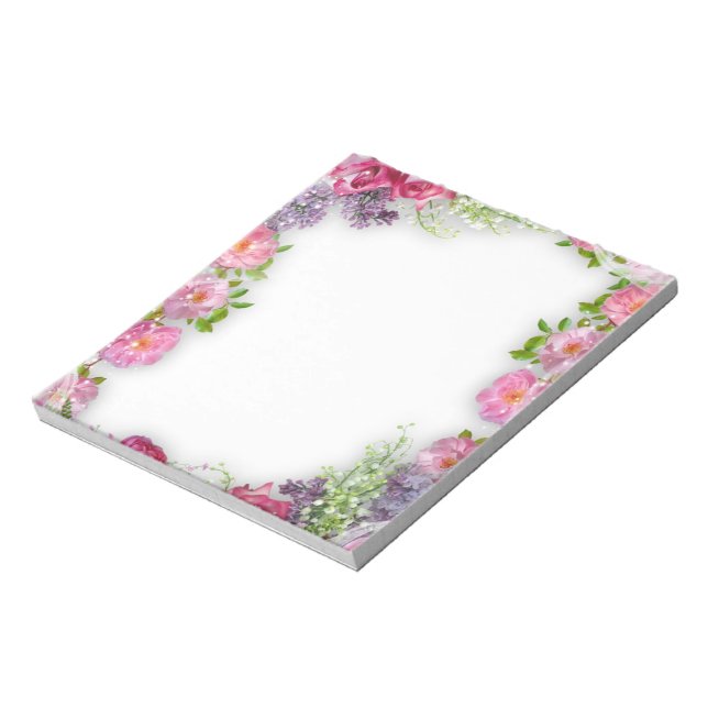 Cuaderno Floral Colorido Lindo (Lado Izquierdo)