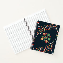 Cuaderno Floral Contemporáneo Moderno
