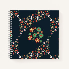 Cuaderno Floral Contemporáneo Moderno