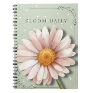 Cuaderno Floral Daisy Diario de Floración Diaria
