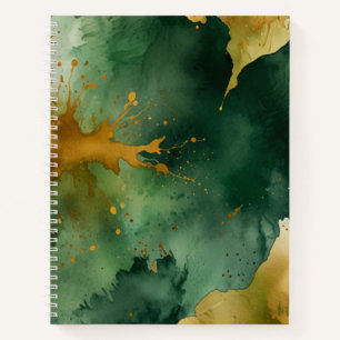 Cuaderno Floral de Acuarela Vibrante