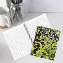 Cuaderno Floral de Almohadillas y Juncos de Estanq