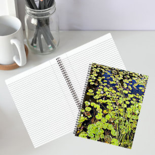 Cuaderno Floral de Almohadillas y Juncos de Estanq