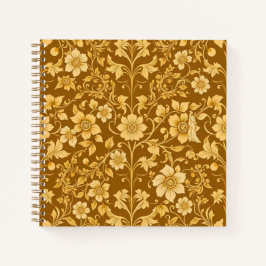 Cuaderno floral de Art Nouveau