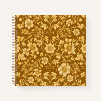 Cuaderno floral de Art Nouveau