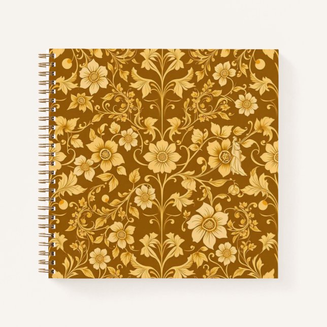 Cuaderno floral de Art Nouveau (Anverso)