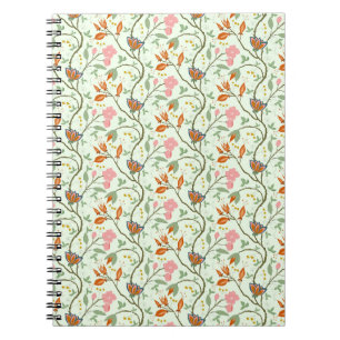 Cuaderno Floral de arte folclórico en la senda caprichosa