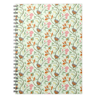 Cuaderno Floral de arte folclórico en la senda caprichosa
